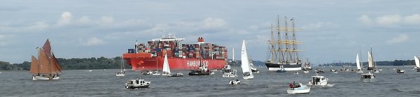 Foto Hafenpanorama Hamburg